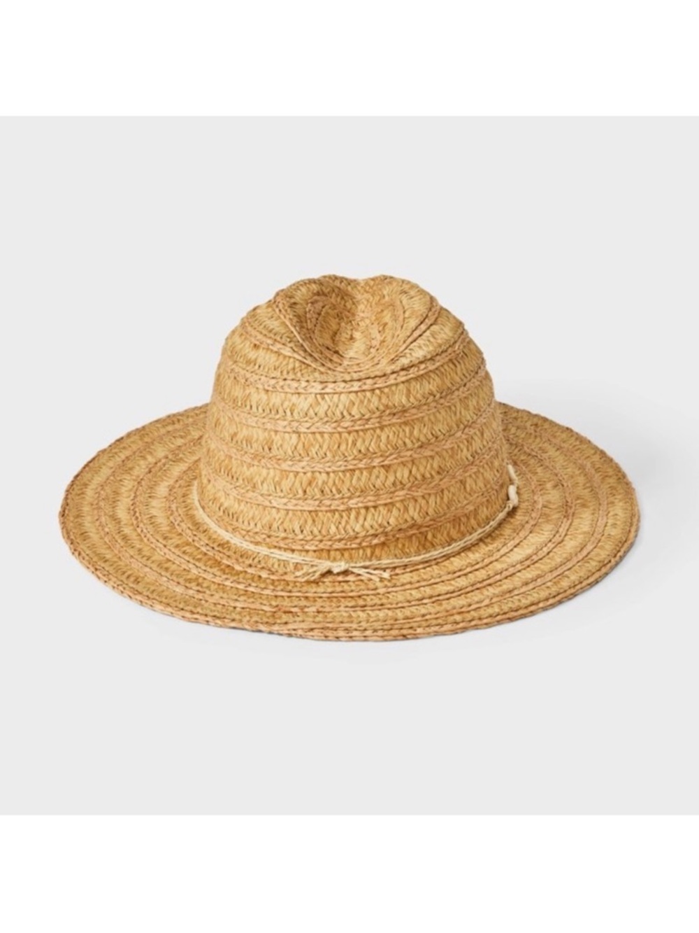 NWT Universal Threads Woven Straw Sun Hat with Shell Accent package size L/XL - Picture 2 of 8